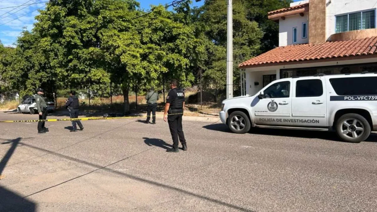 Autoridades acordonaron las zonas donde se localizaron los cuerpos embolsados en distintos puntos de Culiacán, Sinaloa.