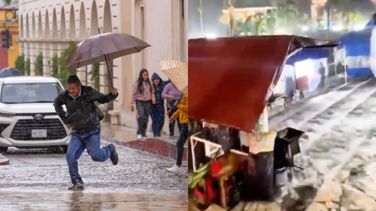 Frente Frío 13 provoca lluvias intensas, fuertes rachas de viento, inundaciones y granizadas, en Veracruz, Puebla e Hidalgo.