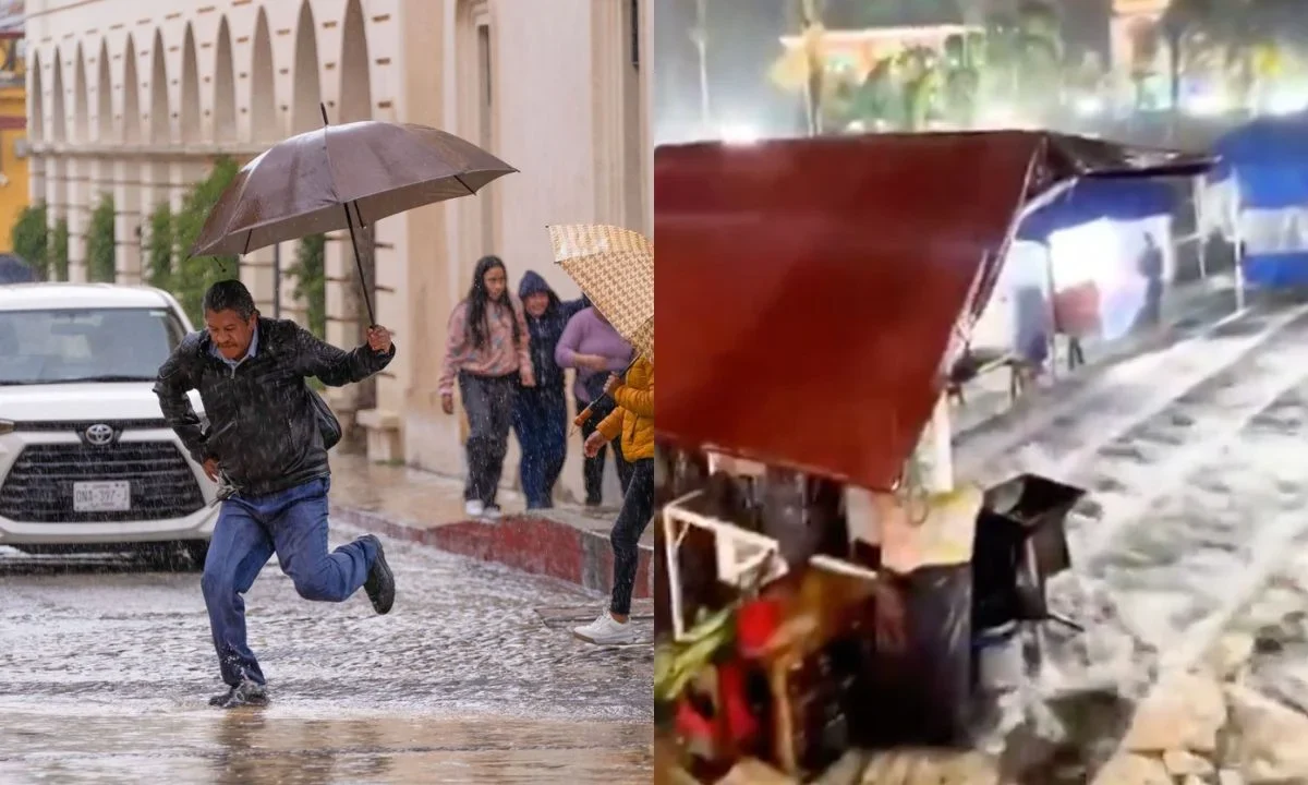 Frente Frío 13 provoca lluvias intensas, fuertes rachas de viento, inundaciones y granizadas, en Veracruz, Puebla e Hidalgo.