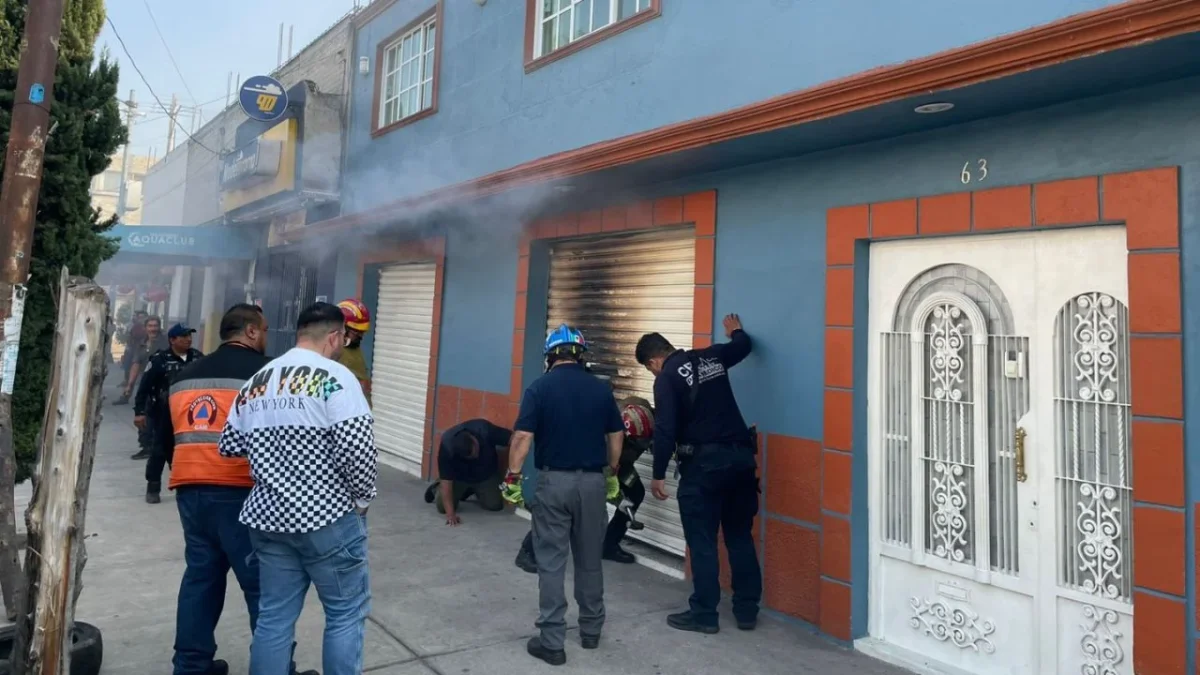 Personal Táctico Operativo confirmó que el lugar del incendio en Nueva Atzacoalco estaba acondicionado para la elaboración de pirotecnia.