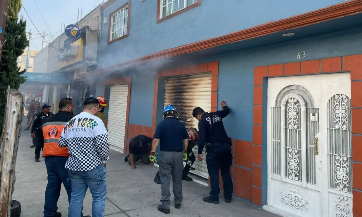 Personal Táctico Operativo confirmó que el lugar del incendio en Nueva Atzacoalco estaba acondicionado para la elaboración de pirotecnia.