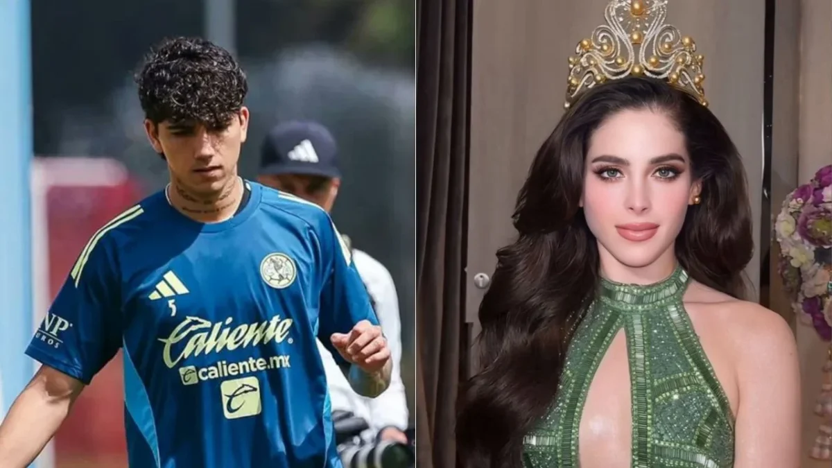 El jugador de América, Kevin Álvarez, pronunció unas pocas palabras respecto a la coronación de Fátima Bosch entre acecho de la prensa.