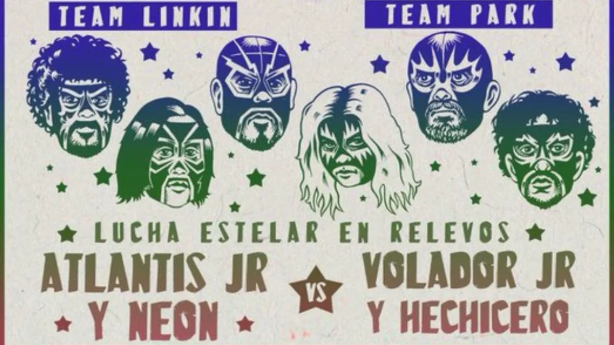 Con el concepto de Team Linkin vs Team Park, Linkin Park anunció que se presentarán luchadores estelares y un pop-up exclusivo de merch.