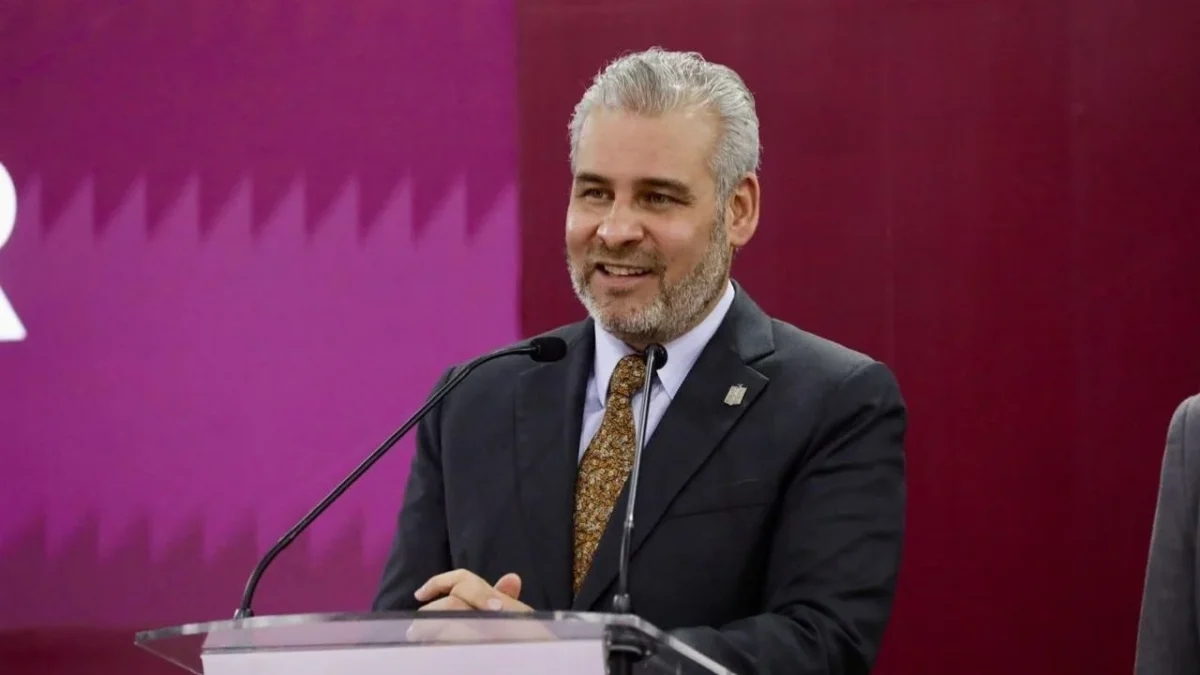 Alfredo Ramírez Bedolla, gobernador de Michoacán.