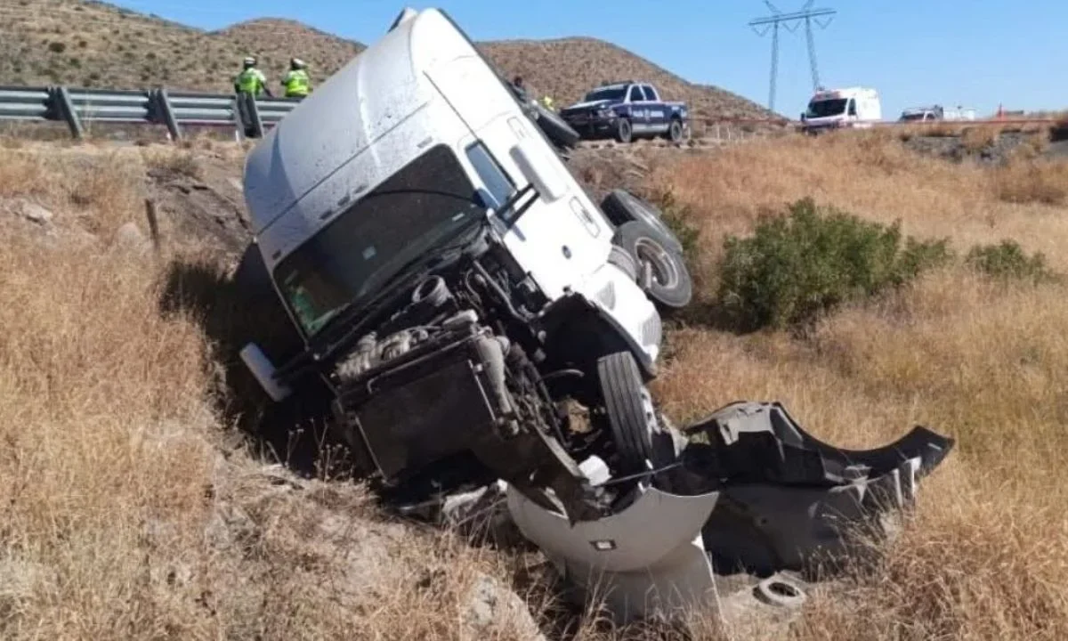 Accidente carretero en Chihuahua donde murieron 6 migrantes