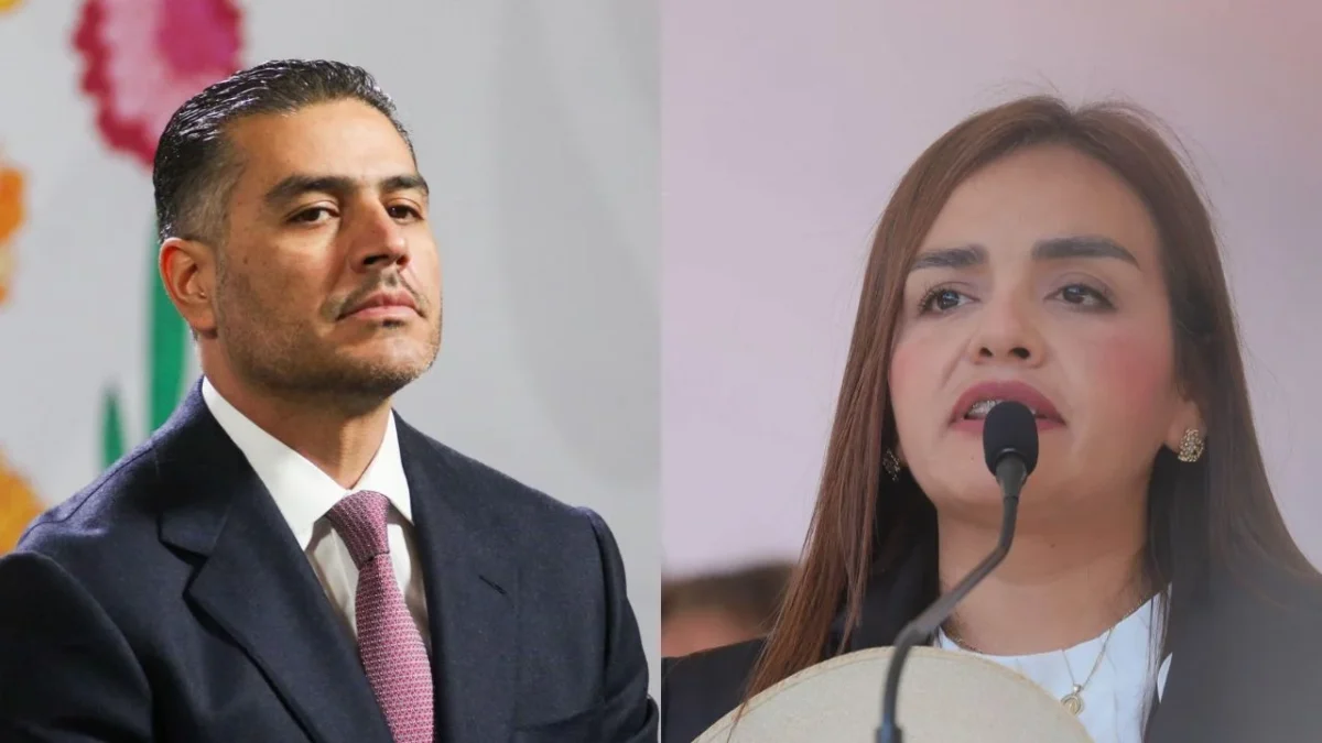 La nueva alcaldesa de Uruapan, Grecia Quiroz, habló sobre la reunión que sostuvo con Omar García Harfuch y Ricardo Trevilla Trejo.