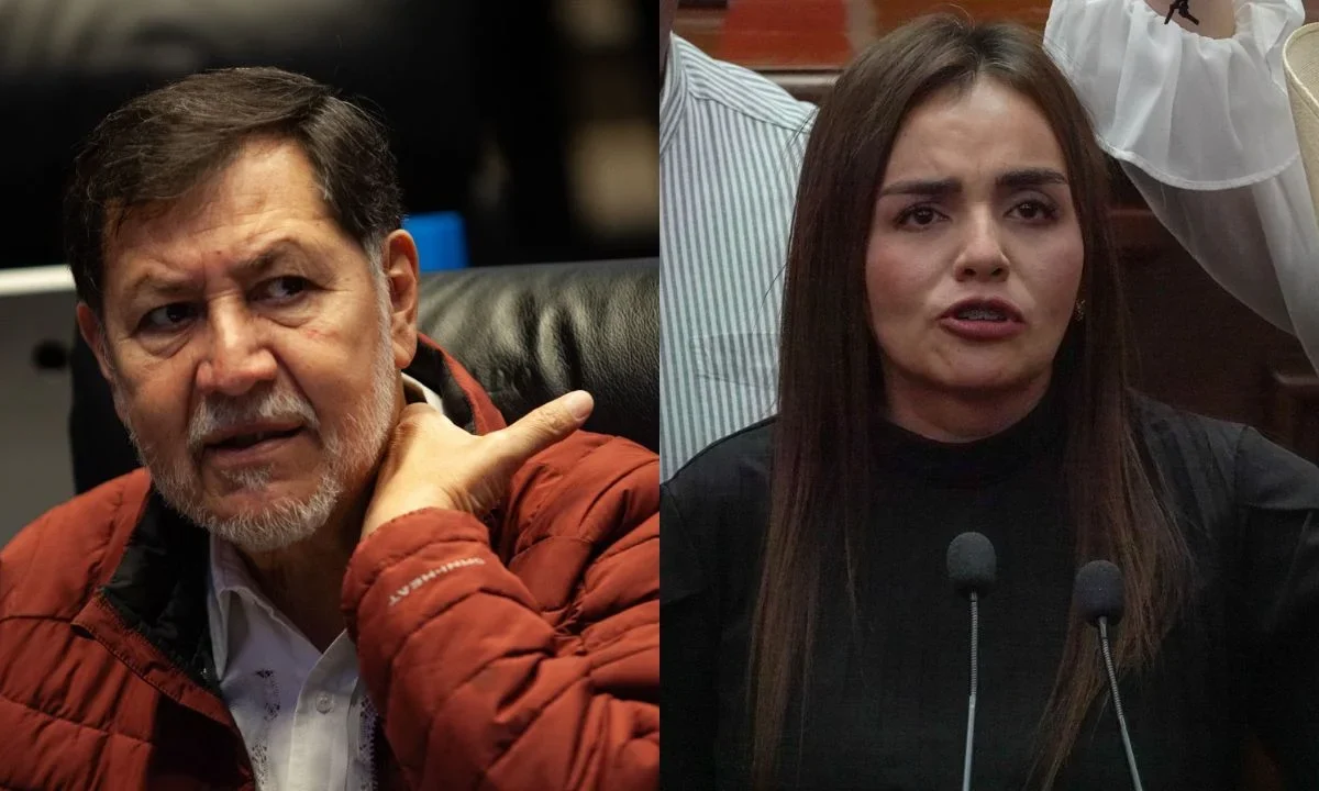 Noroña reclamó a Grecia Quiroz su declaración en contra de Leonel Godoy y Raúl Morón, a quienes responsabilizó del homicidio de su esposo.