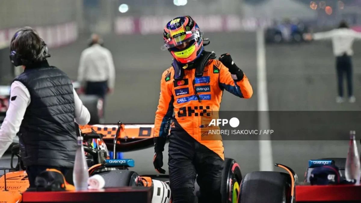 Oscar Piastri (McLaren) firmó este sábado la 'pole position' del Gran Premio de Qatar.