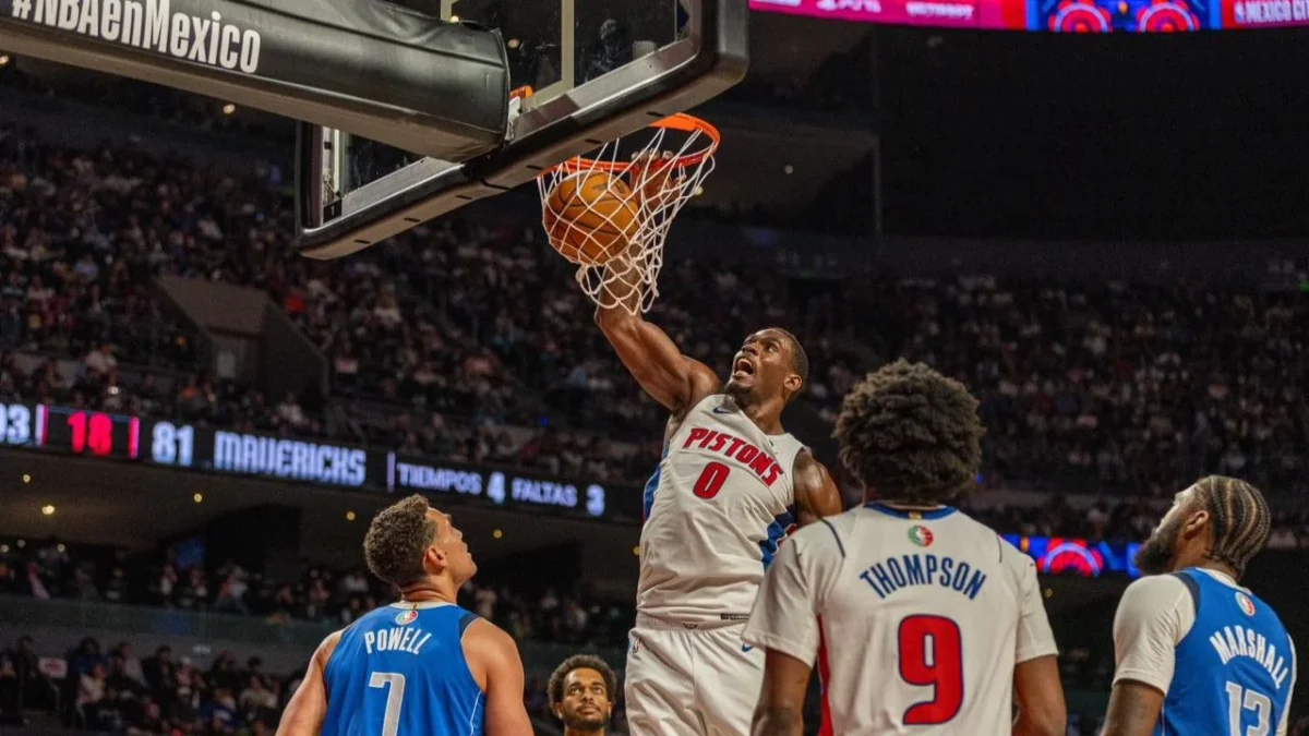 Detroit Pistons y los Dallas Mavericks se enfrentaron en la Arena Ciudad de México para deleitar a la fanaticada mexicana en la Arena CDMX.