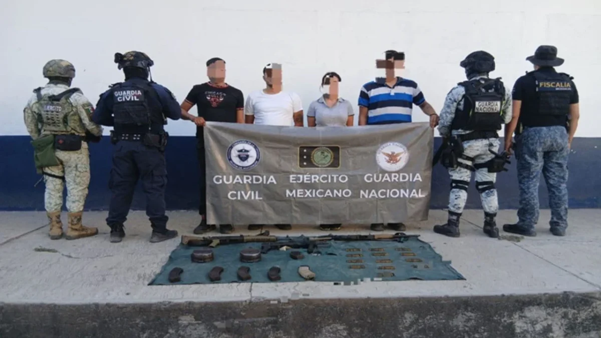 En 8 días del Operativo Paricutín la Defensa ha detenido a 83 personas y ha asegurado 2.3 toneladas de precursores.