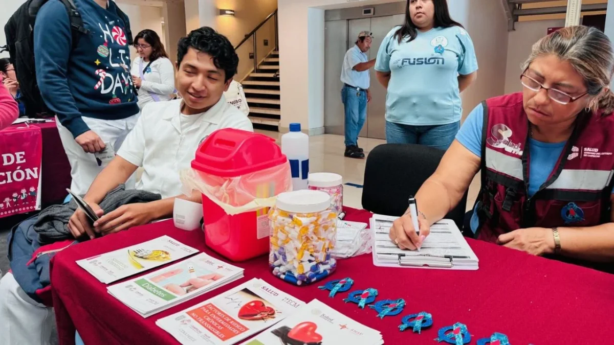 Desde las instalaciones de la UNACAR en Ciudad del Carmen, se atendieron a estudiantes y docentes con tamizajes gratuitos.