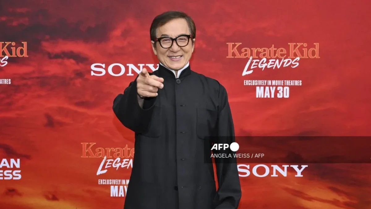 Jackie Chan, en la premier de la cinta Karate Kid: Leyendas.