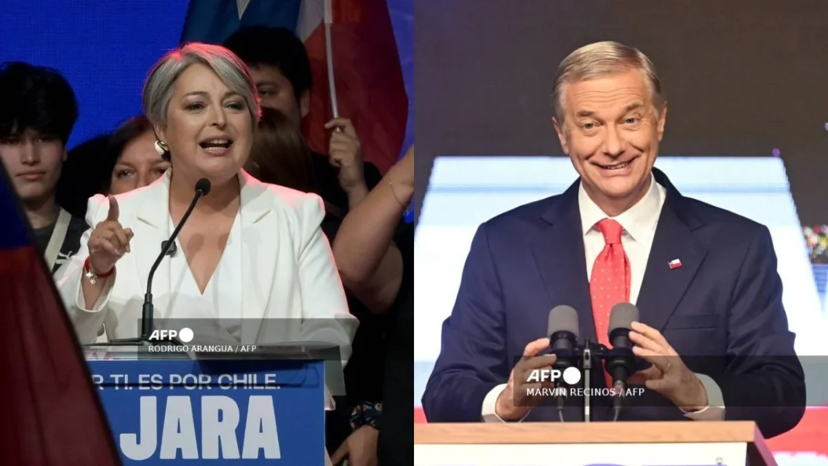 Jeannette Jara y José Antonio Kast se enfrentarán en la segunda vuelta de las elecciones presidenciales de Chile.