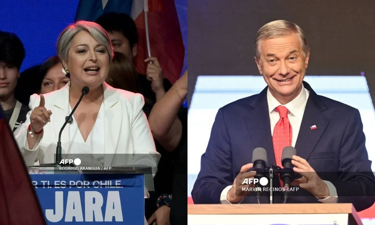 Jeannette Jara y José Antonio Kast se enfrentarán en la segunda vuelta de las elecciones presidenciales de Chile.