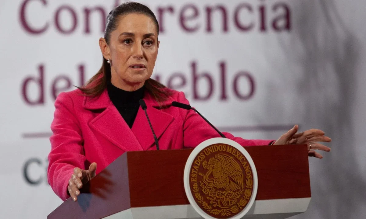Claudia Sheinbaum durante la Conferencia del Pueblo del jueves 13 de noviembre
