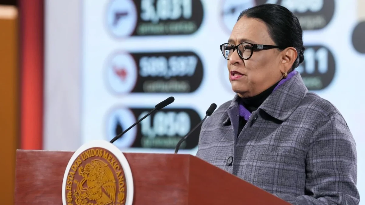 Rosa Icela destaca canje de 8500 armas del programa 'Sí al desarme, sí a la paz'