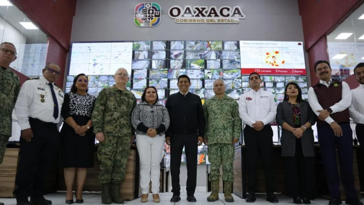 El gobernador de Oaxaca, Salomón Jara, encabezó la inauguración del C5i, uno de los centros de inteligencia en seguridad más grandes de México.