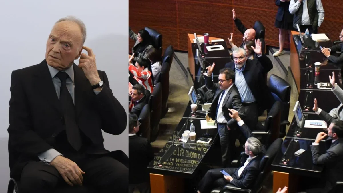 Con 77 votos a favor, 22 en contra, el Senado de la República aprobó la renuncia de Alejandro Gertz Manero a la FGR.