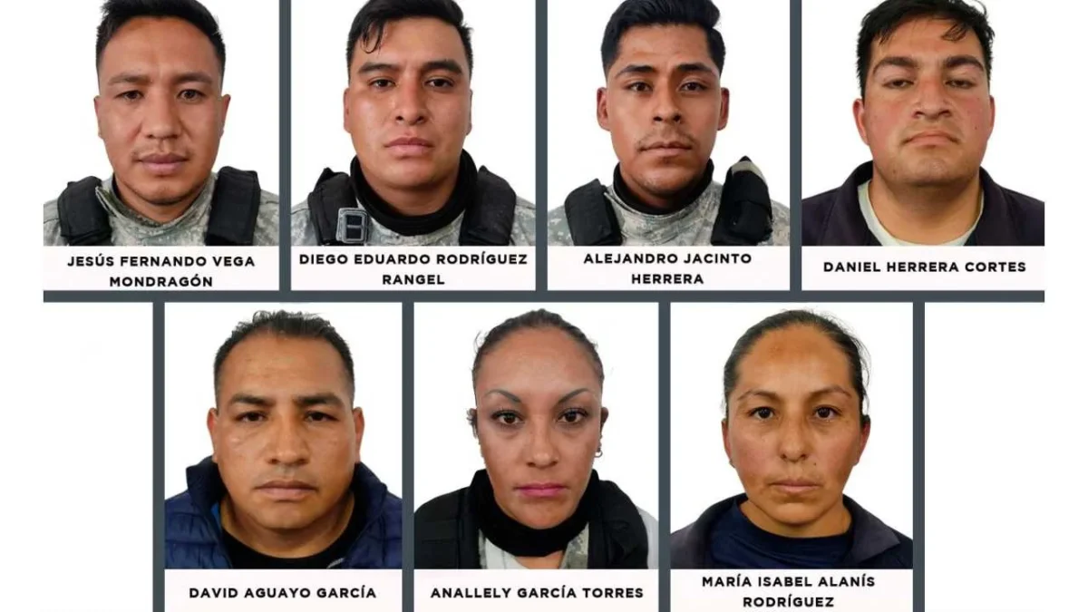 Sentencian a 47 años y 6 meses de prisión a siete expolicías del municipio de Nicolás Romero.