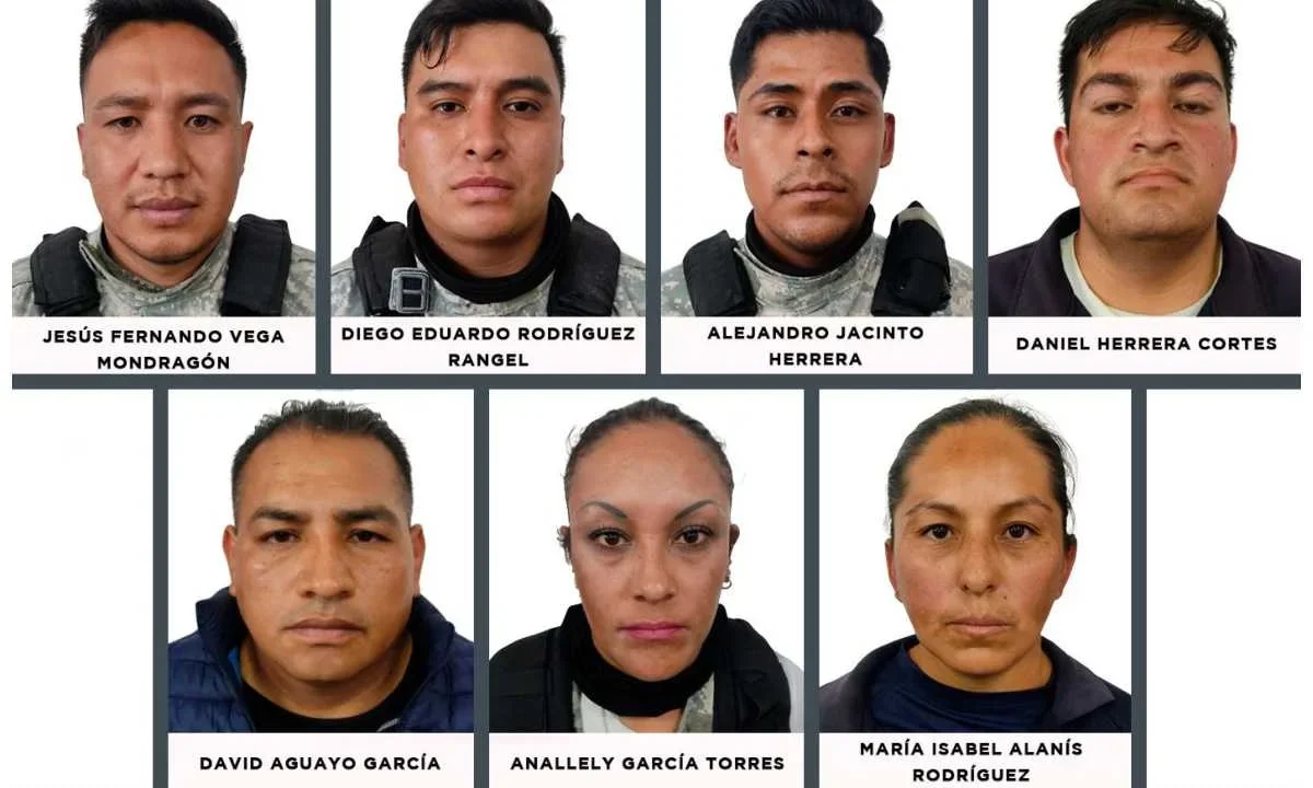 Sentencian a 47 años y 6 meses de prisión a siete expolicías del municipio de Nicolás Romero.