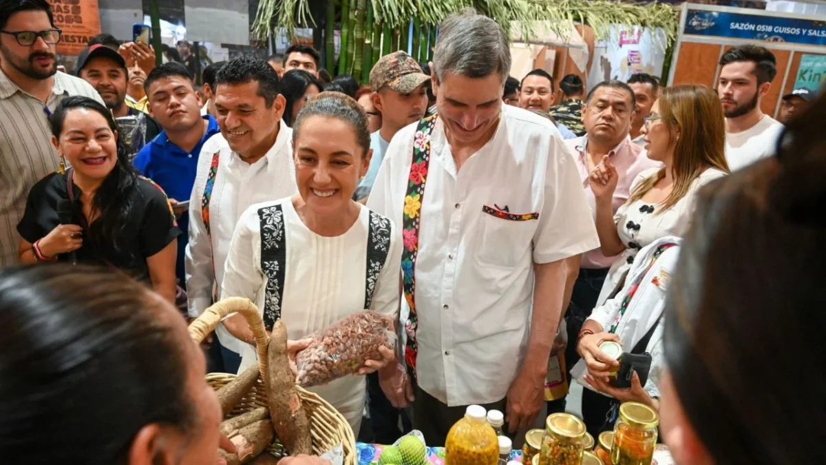 La presidenta Claudia Sheinbaum Pardo anunció la construcción de la primera Planta procesadora de Chocolate Bienestar.