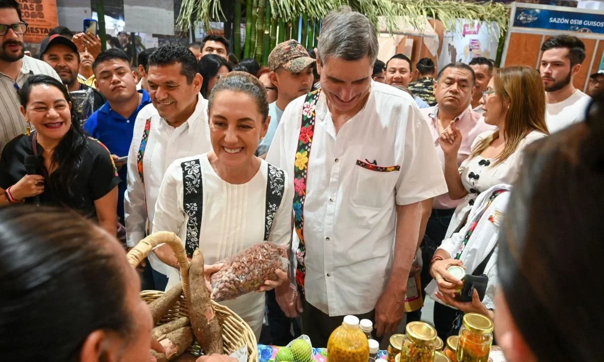 La presidenta Claudia Sheinbaum Pardo anunció la construcción de la primera Planta procesadora de Chocolate Bienestar.