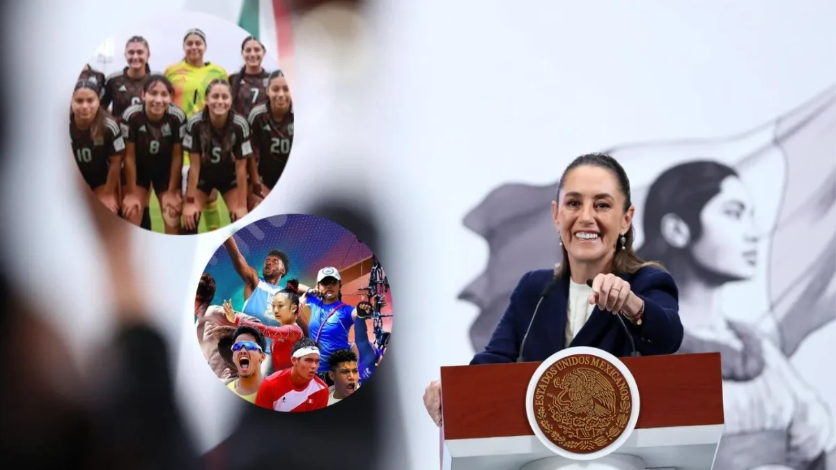 La presidenta Claudia Sheinbaum reconoció a los atletas mexicanos que destacaron en los Parapanamericanos y a la Selección Femenil Sub-17.