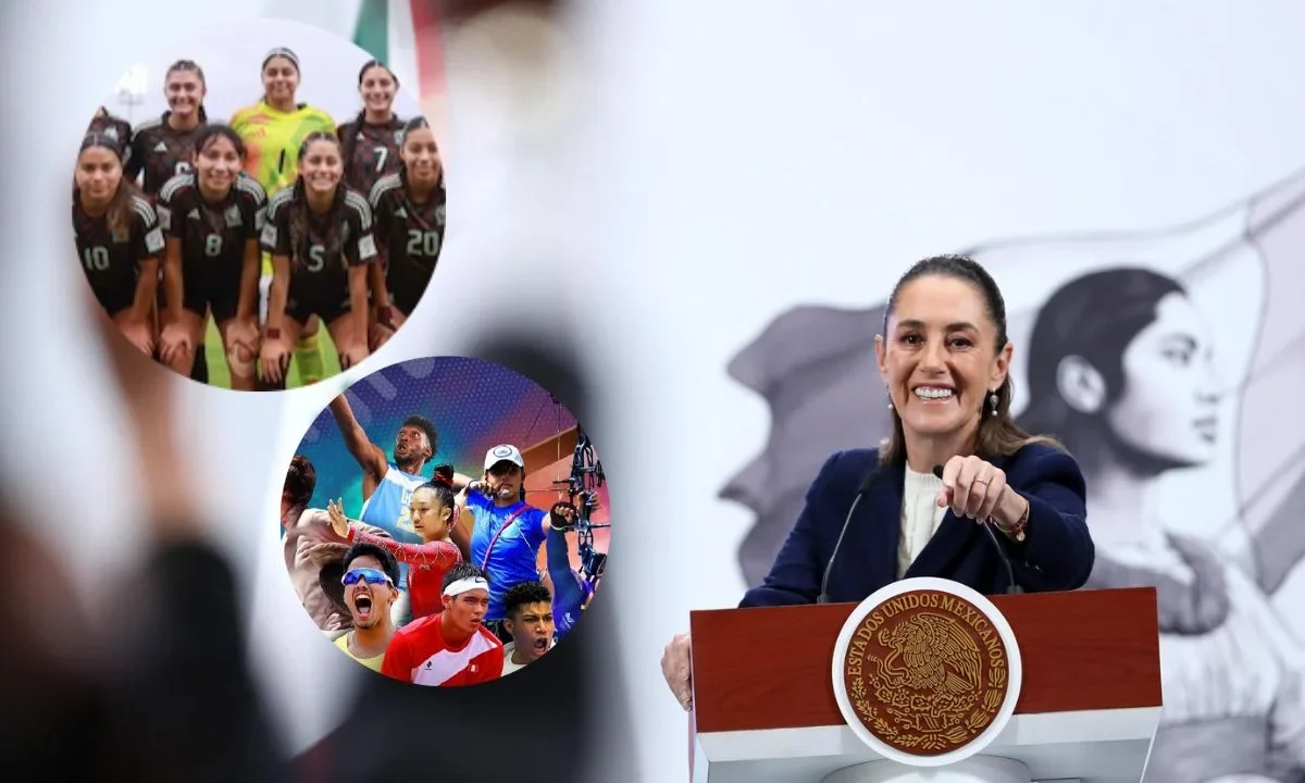 La presidenta Claudia Sheinbaum reconoció a los atletas mexicanos que destacaron en los Parapanamericanos y a la Selección Femenil Sub-17.