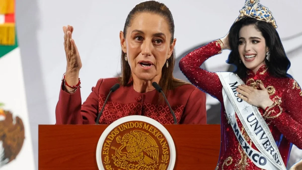 La presidenta Claudia Sheinbaum negó que su gobierno esté involucrado en el certamen de Miss Universo y con Fátima Bosch.
