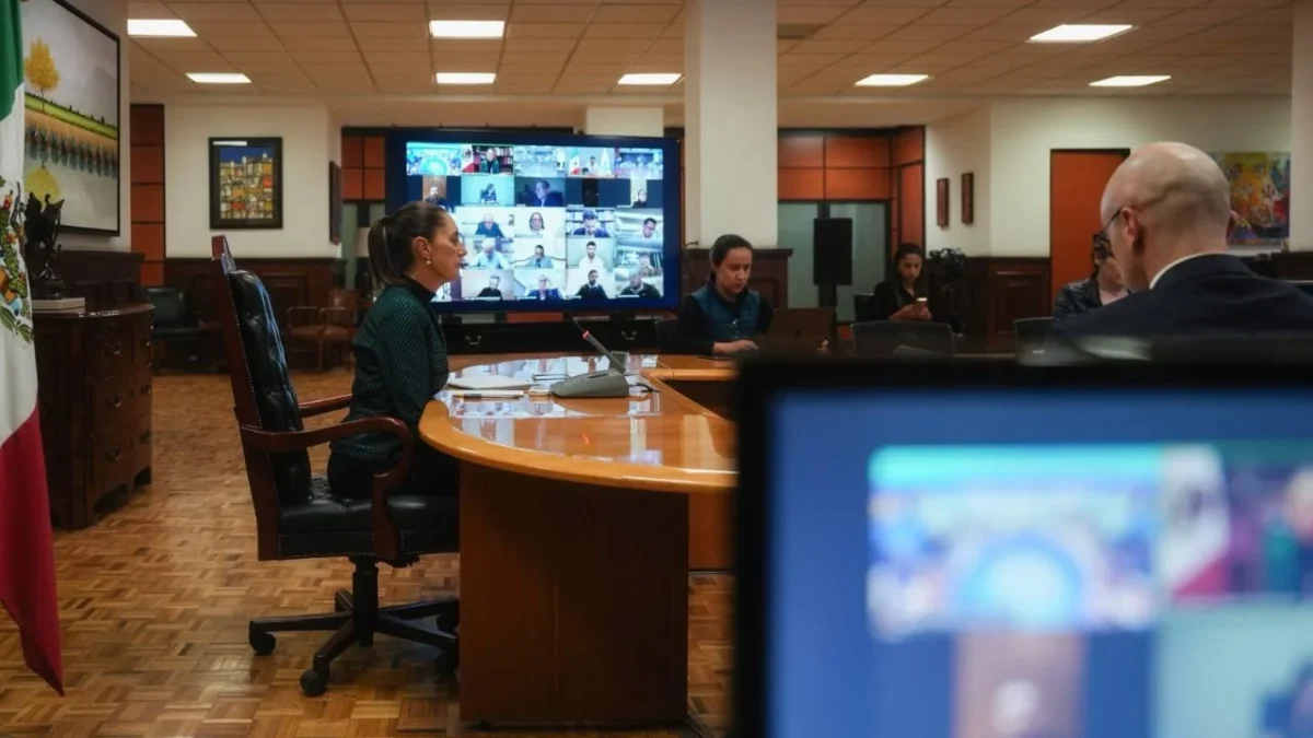 Se reúne Sheinbaum, virtualmente, con gobernadores de Veracruz, Puebla e Hidalgo para revisar avance de apoyos por lluvias.