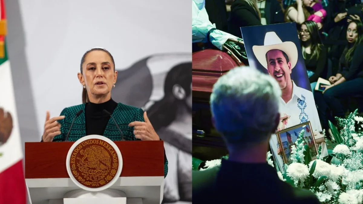 Sheinbaum señala que todavía no identifican el cuerpo del homicida de Carlos Manzo