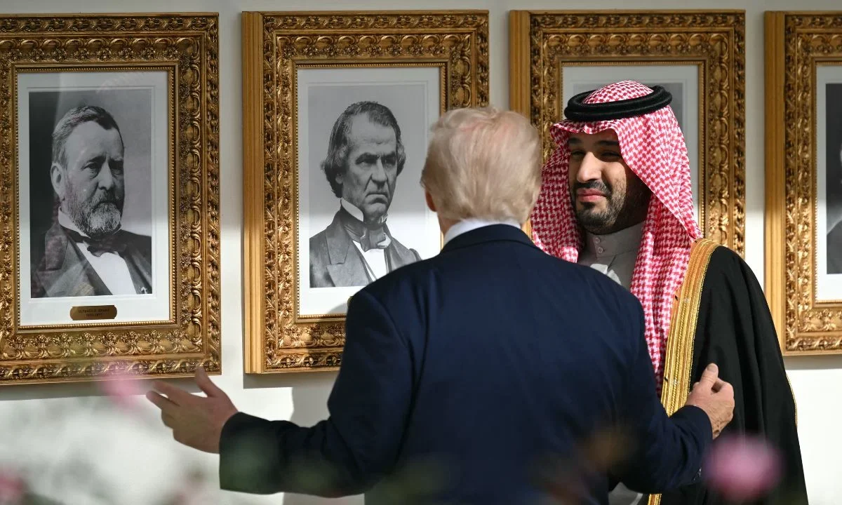Trump recibió al príncipe heredero saudita, Mohamed bin Salmán, con honores reservados a un jefe de Estado para acuerdos millonarios.