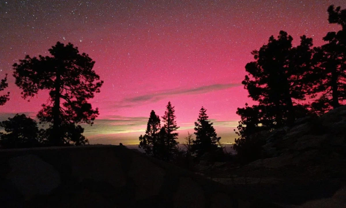 Vislumbran auroras boreales en los cielos de México