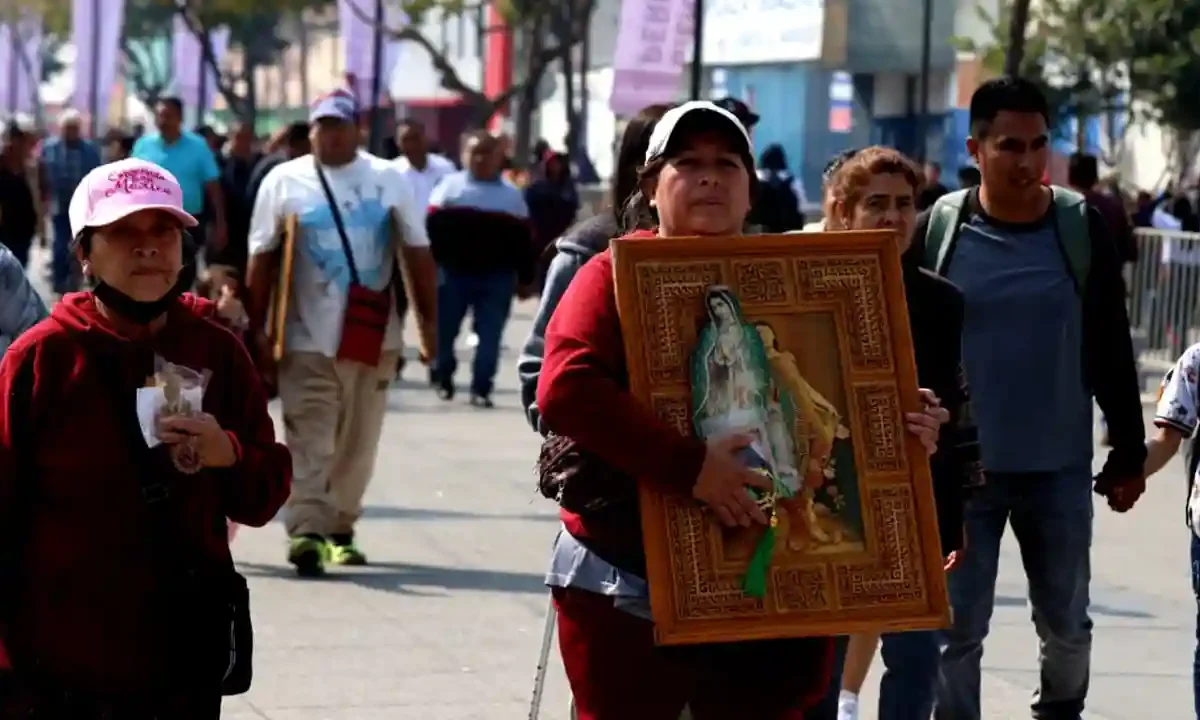 Basílica de Guadalupe peregrinos