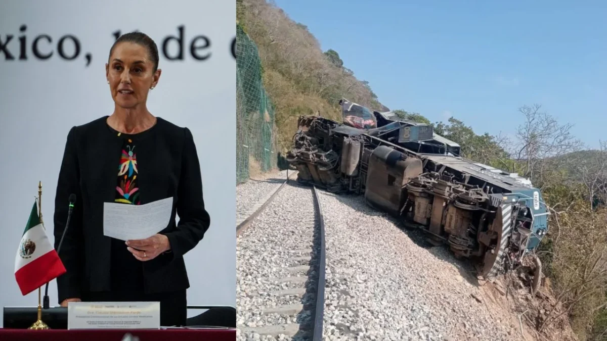 Sheinbaum está en Oaxaca para reunirse con víctimas del desarrilamiento del Interoceánico