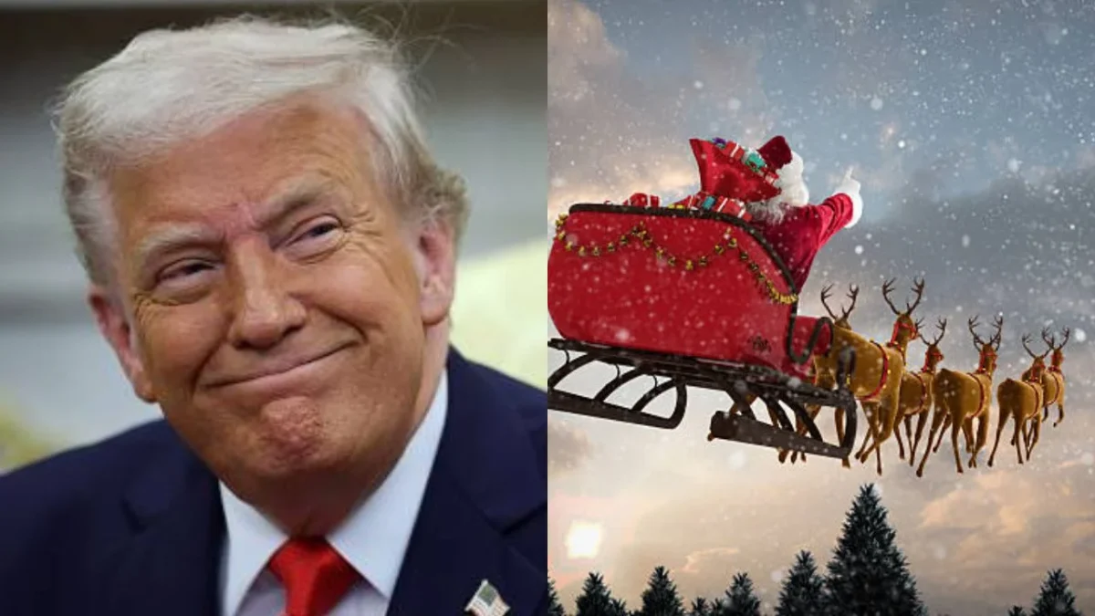Trump rastrea a Santa por NORAD para evitar que entre de ilegal a EU