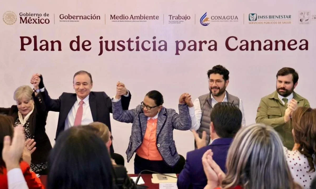 El gobernador Alfonso Durazo resuelve huelga de 18 años en Cananea.