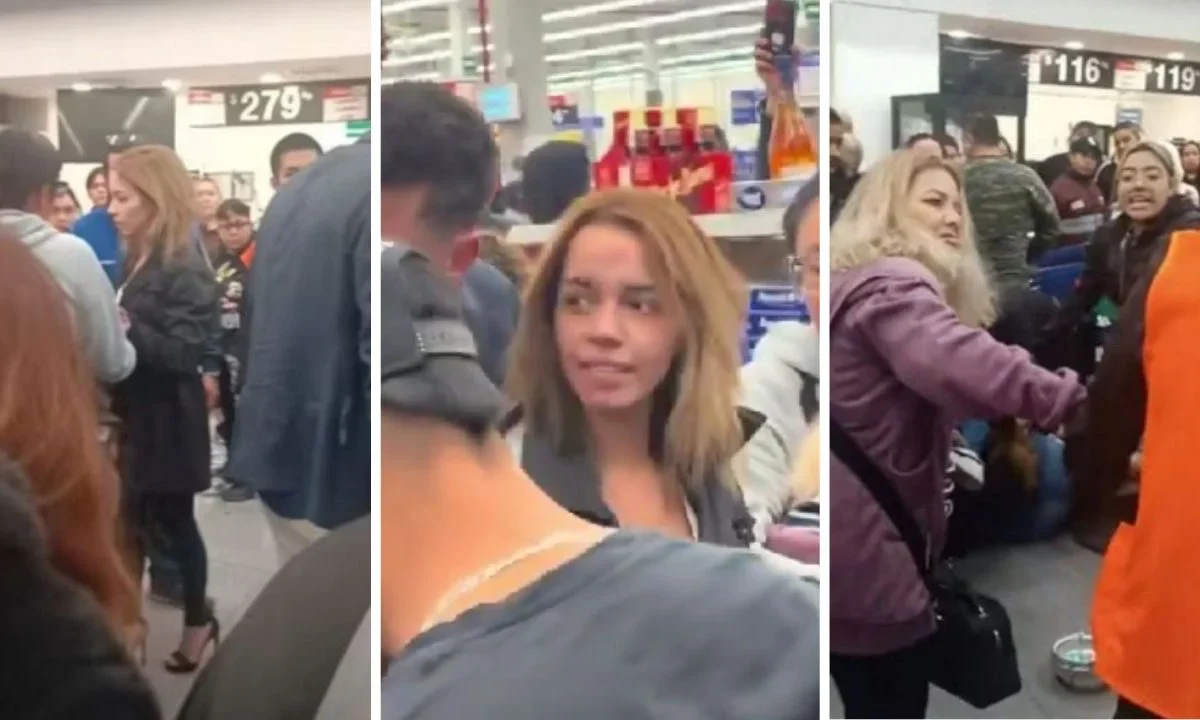 Una mujer se volvió viral en redes sociales por supuestamente intentar colarse a la fila para comprar, la apodan ‘Lady Pavo’.