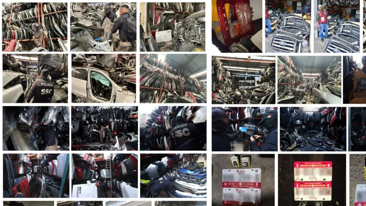 Las autopartes se recuperaron tras operativos en las alcaldías Cuauhtémoc, Iztapalapa, Coyoacán, Xochimilco y Tláhuac, en CDMX.