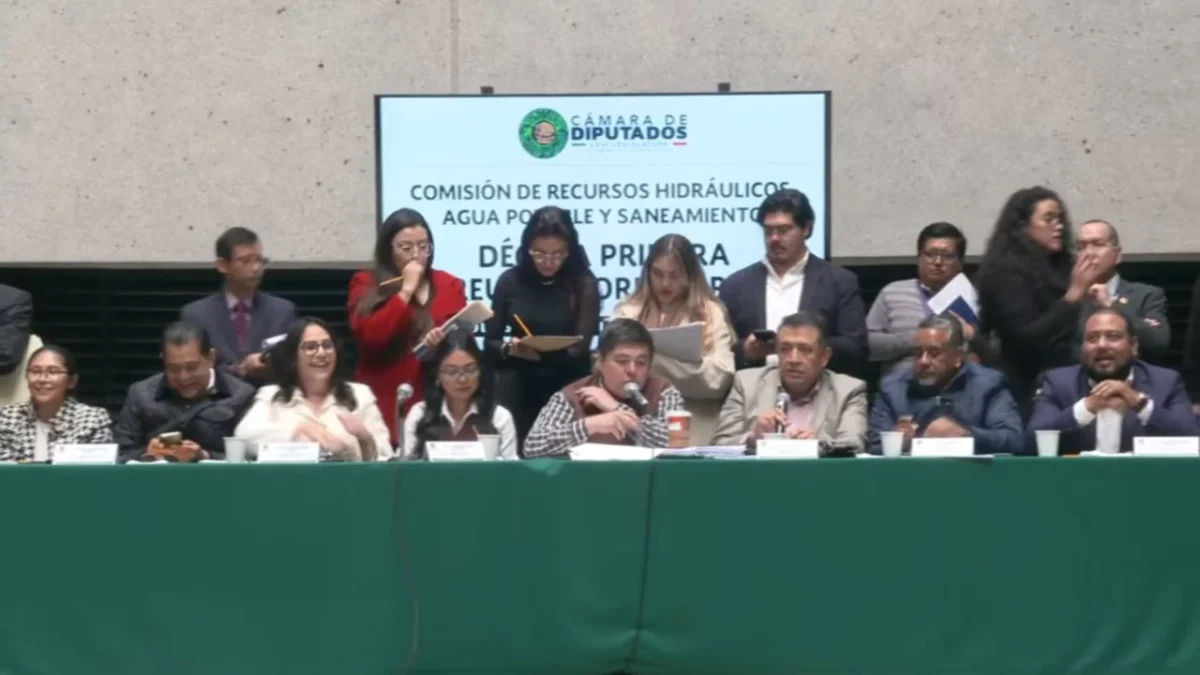 Avanza en comisiones dictamen sobre la Ley de Aguas