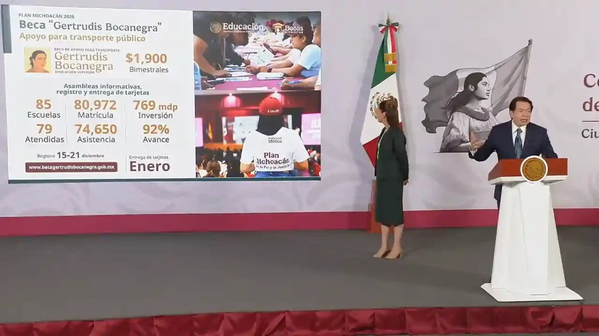 beca Gertrudis Bocanegra Mario delgado SEP