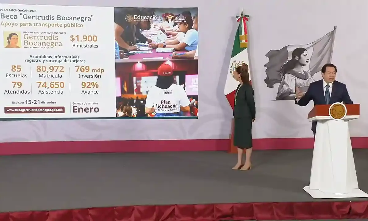 beca Gertrudis Bocanegra Mario delgado SEP