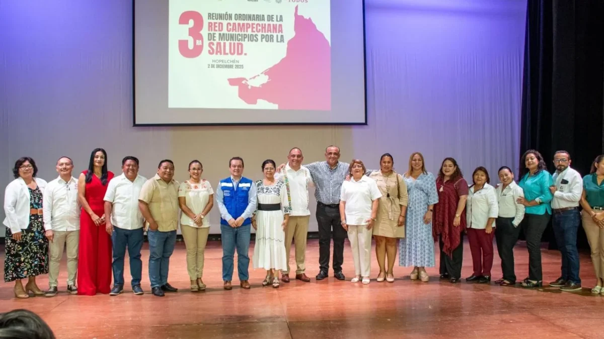 Realizan 3ª reunión de la Red Campechana de Municipios por la Salud en Campeche