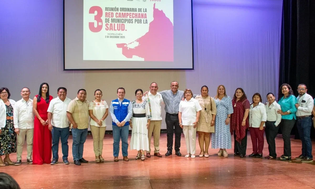 Realizan 3ª reunión de la Red Campechana de Municipios por la Salud en Campeche