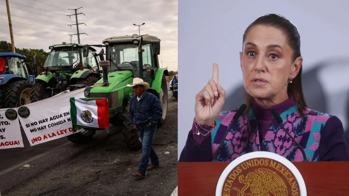 Campesinos buscan bloquear el festejo por los 7 años de la Transformación, el cual se realizará en el Zócalo de la CDMX.