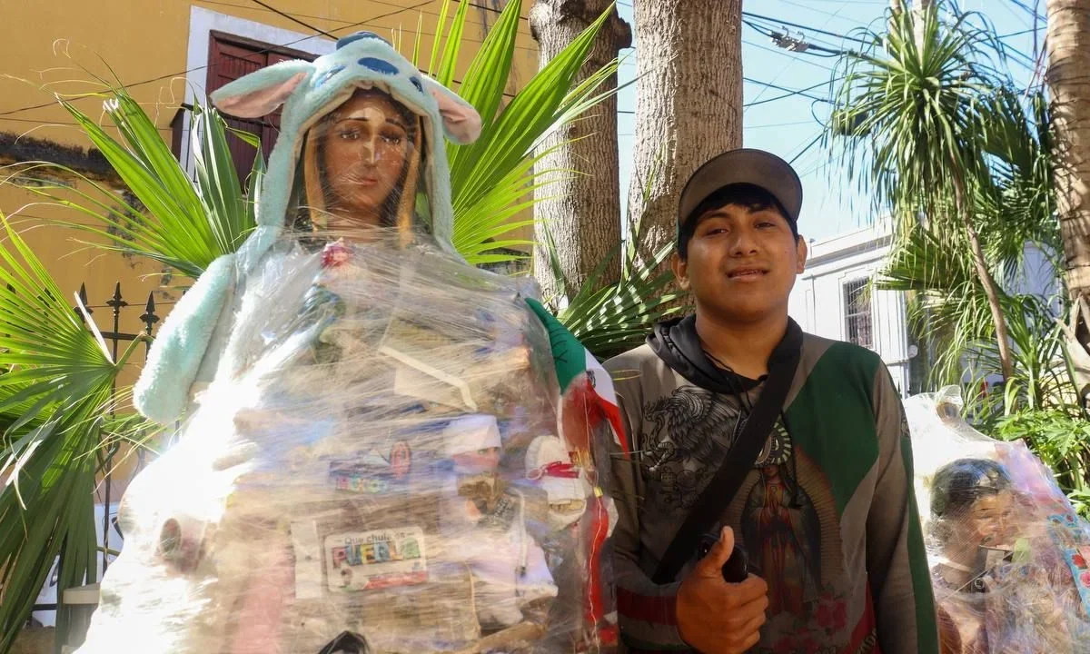 Alejandro pedaleó 16 días para llegar hasta la Basílica, en la Ciudad de México y cumplir su manda con la Virgen de Guadalupe.
