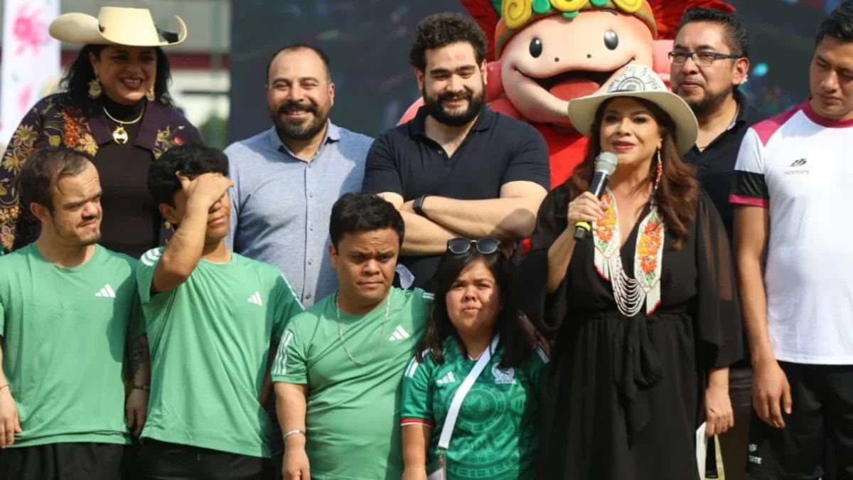 La Jefa de Gobierno, Clara Brugada, anunció una serie de actividades para personas ciegas y de talla baja, con motivo del Mundial 2026.
