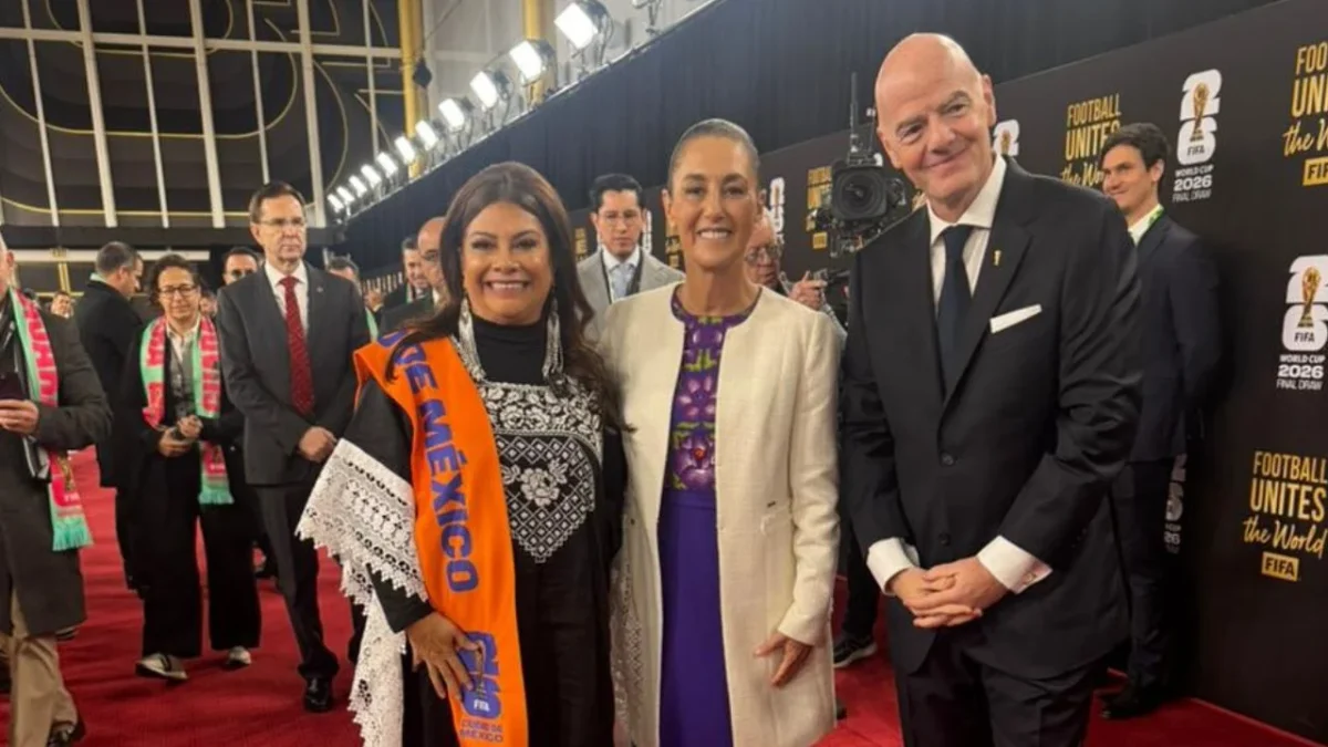 La presidenta de México, Claudia Sheinbaum, ya arribó al Sorte Mundial de la Copa del Mundo FIFA 2026 en compañía de Clara Brugada.