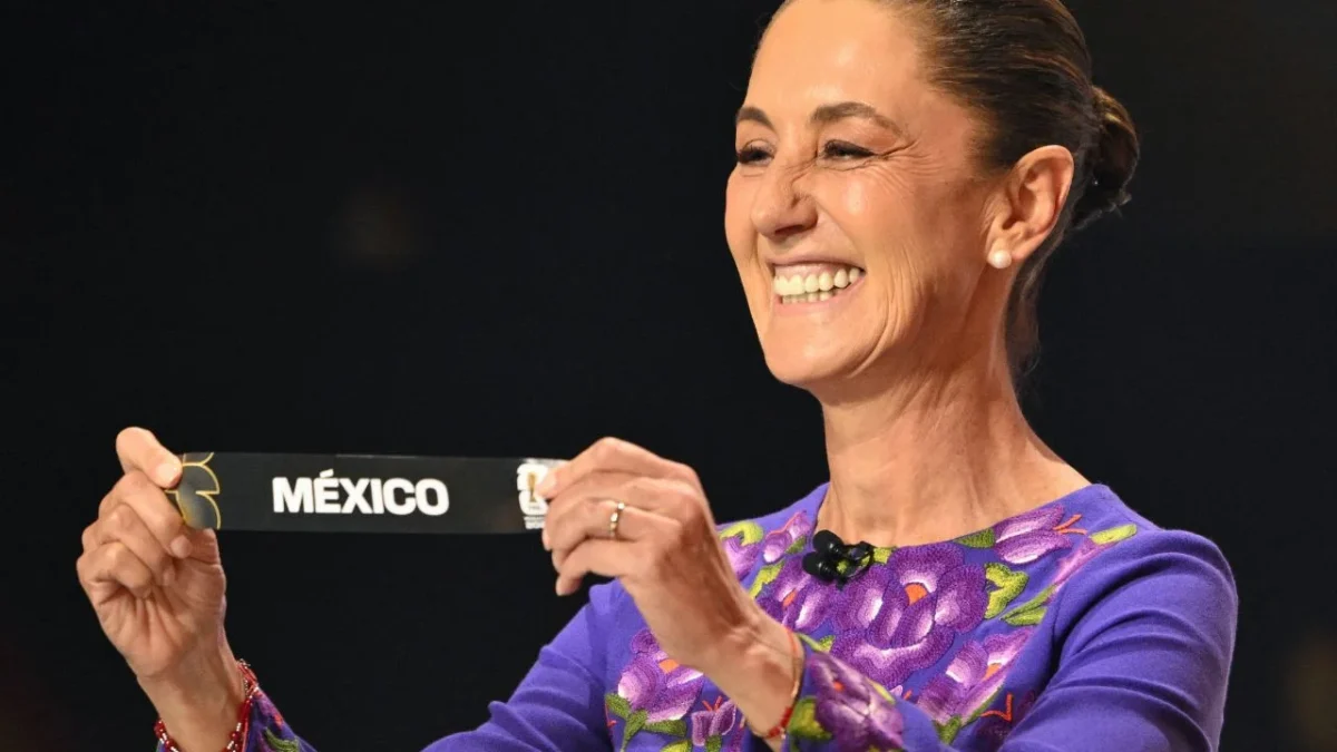 La presidenta Claudia Sheinbaum presentó a México como cabeza del Grupo A del Mundial 2026 en el Sorteo FIFA.