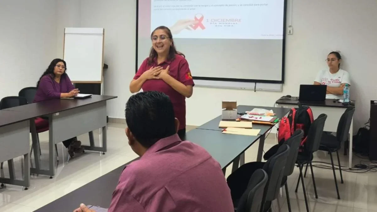Continúan las jornadas de prevención del VIH en Campeche con acciones permanentes.